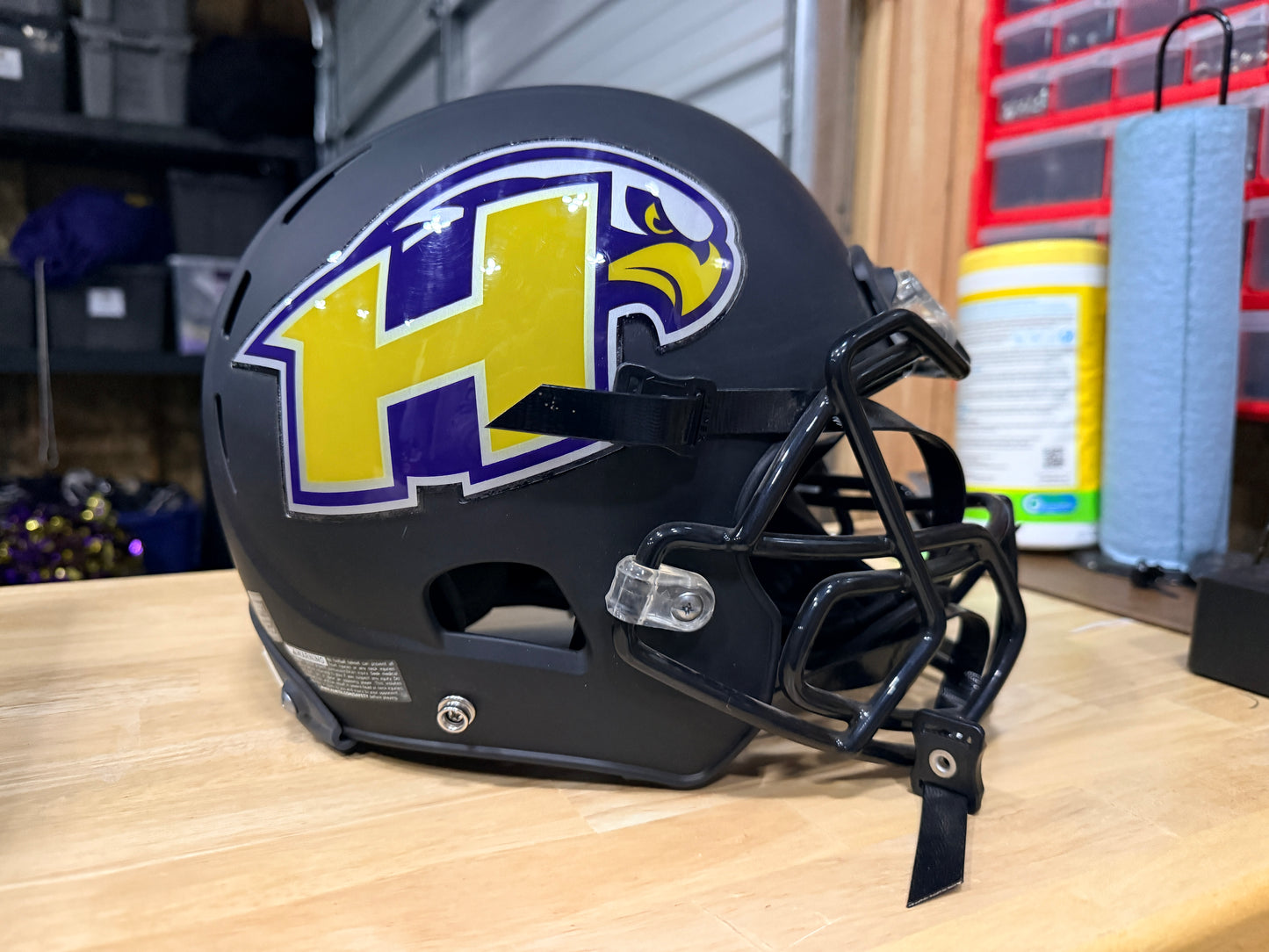 Hanford Junior Falcons Football Helmet – Collector’s Memorabilia (Not for Play Use)