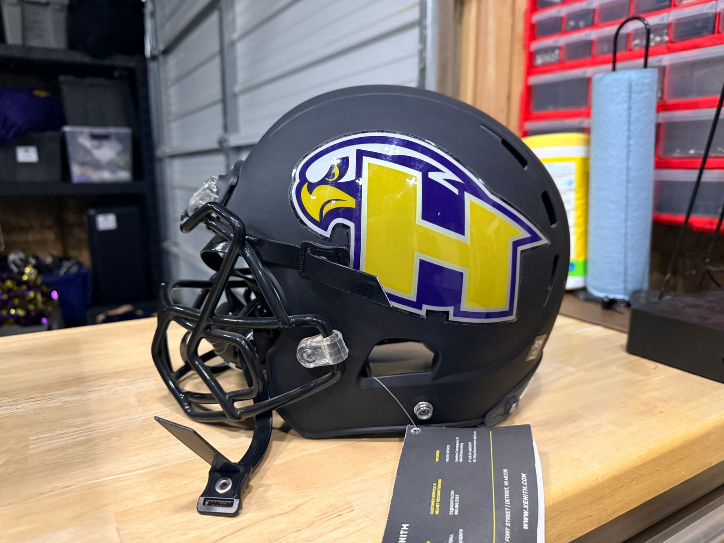 Hanford Junior Falcons Football Helmet – Collector’s Memorabilia (Not for Play Use)